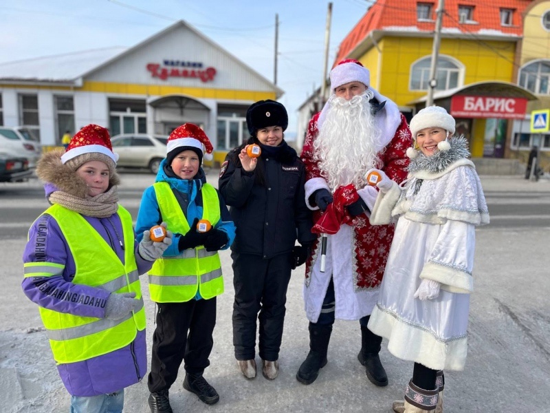 Новогодний патруль в Бичурском районе.